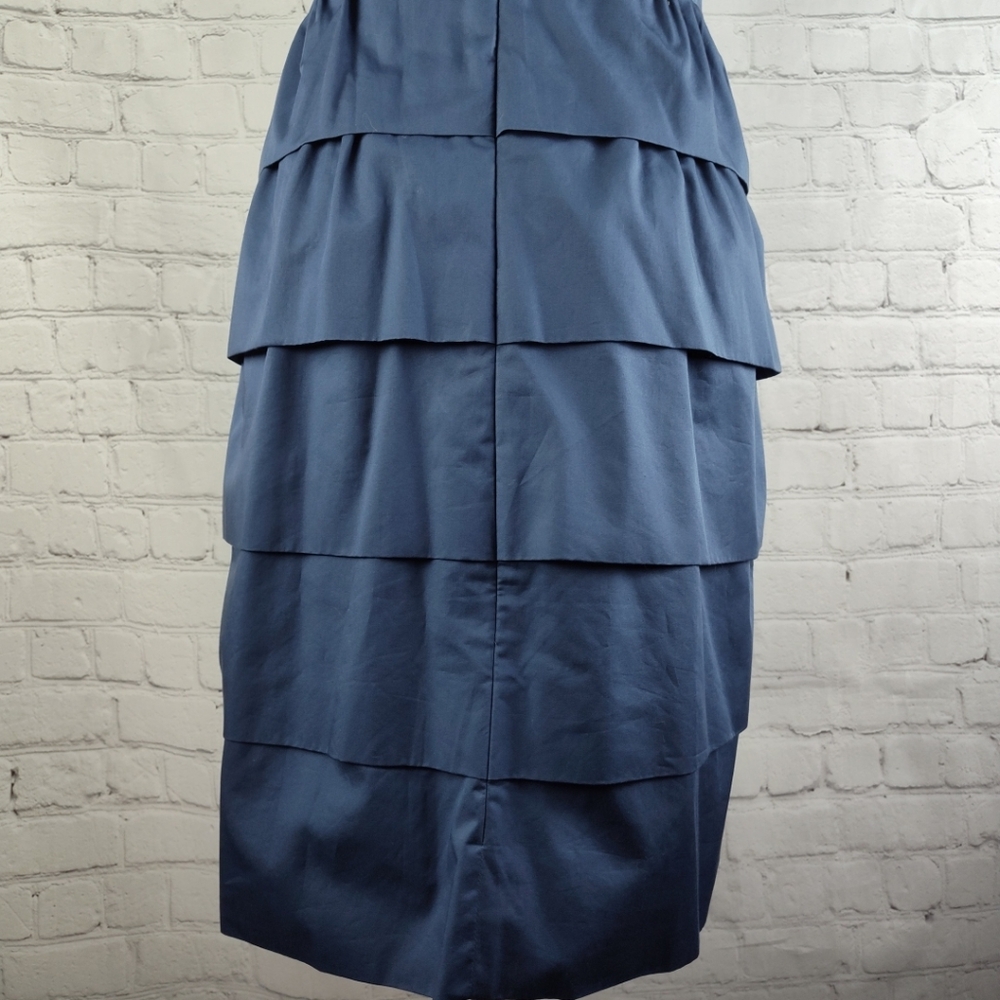 J. Crew Strapless Blue Dress 4 - Picture 7 of 10